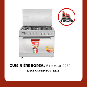 CUISINIERE BOREAL 5 feux CF 9063