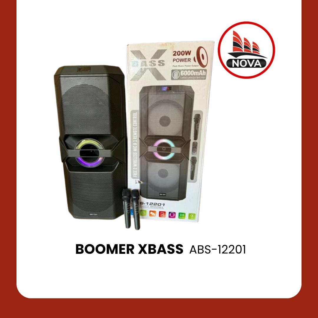 BOOMER XBass ABS-12201