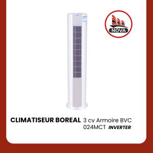 CLIMATISEUR BOREAL 3 CV ARMOIRE INVERTER (BVC 024MCT)