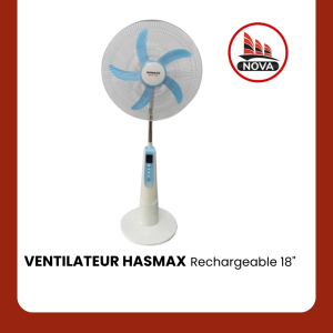 VENTILATEUR RECHARGEABLE HASMAX