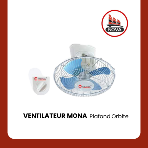 VENTILATEUR PLAFOND ORBITE MONA - 1665