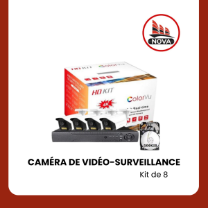 KIT DE 8 CAMERA DE VIDEO SURVEILLANCE